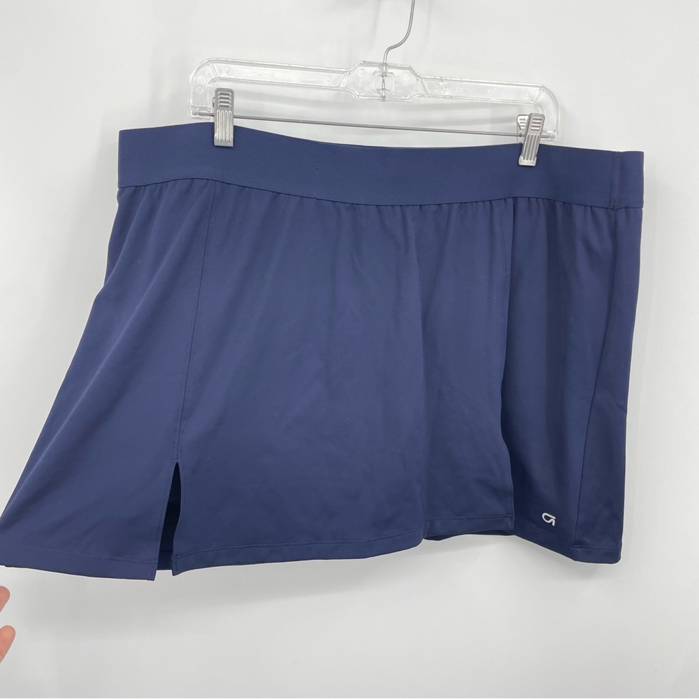 Gap Eclipse Split-Front Exercise Skort Navy Blue … - image 2